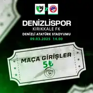 Denizlispor Biletleri 5 TL!